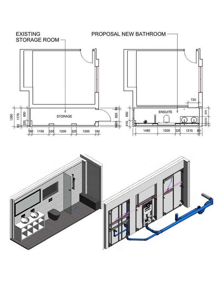 2. Design New Bathroom